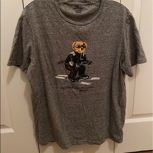 Ralph Lauren Mens Polo Ski Bear HeatherGrey TShirt